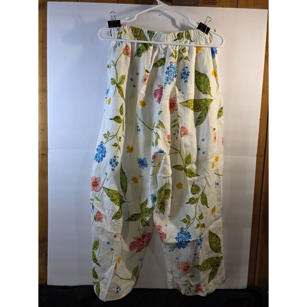 Marc Wear Hot Cotton 100% Linen Floral  Boho Beachwear Casual 0526-10